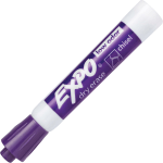 EXPO Low-Odor Dry-Erase Markers, Chisel Point, Purple, Pack Of 12