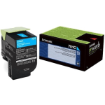 Lexmark Laser Toner Cartridge - Cyan Pack - 1000 Pages