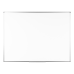 Bi silque Ayda Steel Melamine Dry-Erase Whiteboard, 36in x 48in, Aluminum Frame With Silver Finish