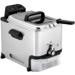 T-Fal EZ Clean Fryer - 3.70 quart Oil - 2.65 lb Food - Silver