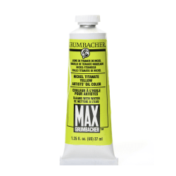 Grumbacher Max Water Miscible Oil Colors, 1.25 Oz, Diarylide Yellow, Pack Of 2