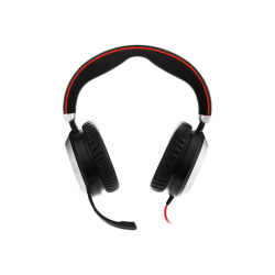 Jabra EVOLVE 80 Stereo Headset - Stereo - Mini-phone (3.5mm) - Wired - Over-the-head - Binaural - Circumaural