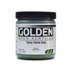 Golden OPEN Acrylic Paint, 8 Oz Jar, Teal