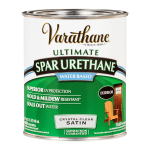 Varathane Ultimate Water-Based Spar Urethane, 32 Oz, Crystal Clear Satin, Pack Of 2 Cans