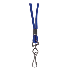 C-Line Standard Lanyards With Swivel Hooks, 36inL, Blue, Pack Of 24