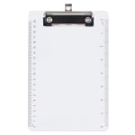 JAM Paper Plastic Mini Clipboard, 6in x 9in, Clear