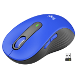 Logitech Signature M650 L Full-Size Wireless Mouse, Blue, 910-006232