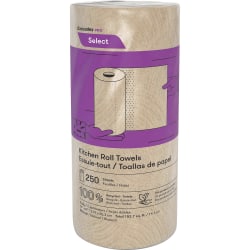 Cascades PRO Select Hardwound Paper Towels - 1 Ply - 7.80in x 600 ft - Natural - Fiber Paper - 12 / Carton