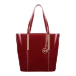 McKleinUSA Cristina Tote, 14inH x 13 1/2inW x 6inD, Red