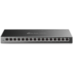 TP-Link TL-SG116E - 16-Port Gigabit Easy Smart Switch - Plug & Play - Desktop/Wall-Mount - Sturdy Metal w/ Shielded Ports - Support QoS, Vlan, IGMP and LAG