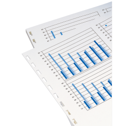 GBC Prepunched Paper For Comb Binding, 19-Hole Punched On Left, 20 Lb, Ream Of 500 Sheets