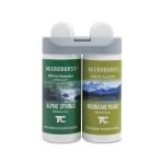 Rubbermaid Microburst Duet Refills, Alpine Sping/Mountain Peaks, Carton Of 4