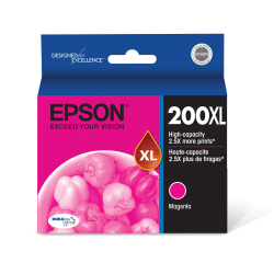 Epson 200XL DuraBrite Ultra High-Yield Magenta Ink Cartridge, T200XL320-S