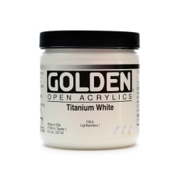 Golden OPEN Acrylic Paint, 8 Oz Jar, Titan Buff