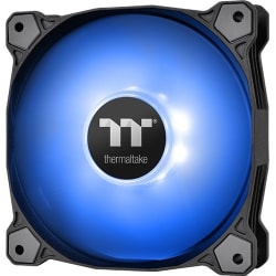 Thermaltake Pure A14 Radiator Fan (Single Fan Pack)-Blue - 5.51in Maximum Fan Diameter - 1 x Fan(s) - 696.8 gal/min Maximum Airflow - 1500 rpm - Hydraulic Bearing - 4 PIN PWM - Blue LED - Radiator - 4.6 Year Life