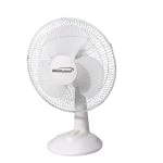 Optimus Kool Zone Oscillating Desk Fan, 21inH x 16inW x 16inD, White