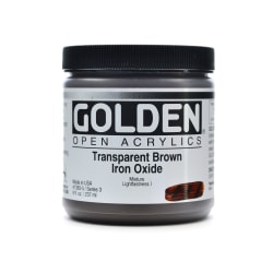 Golden OPEN Acrylic Paint, 8 Oz Jar, Titanium White