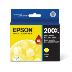 Epson 200XL DuraBrite Ultra High-Yield Yellow Ink Cartridge, T200XL420-S