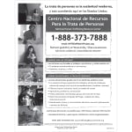 ComplyRight State Specialty Poster, Human Trafficking, Spanish, Alabama, 8-1/2in x 11in