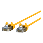 Belkin Cat.6 UTP Patch Network Cable - 1000 ft Category 6 Network Cable for Network Device - First End: Bare Wire - Second End: Bare Wire - Patch Cable - 28 AWG - Yellow