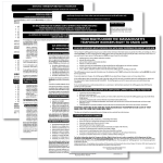 ComplyRight State Specialty Posters,Temporary Workers Right To Know Law, Multilingual, Massachusetts, 8 1/2in x 11in, Pack Of 5