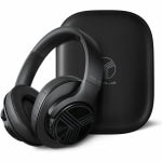 TREBLAB Z2|Over Ear Workout Headphones with Microphone|Bluetooth 5.0, ANC|Wireless Headphones for Sport, Running, Gym(A-Black) - Stereo - Mini-phone (3.5mm) - Wired/Wireless - Bluetooth - 32.8 ft - Over-the-head - Black