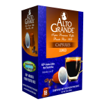 Alto Grande Single-Serve Coffee Pods, Classic Roast, Lungo, Carton Of 18