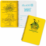 Rite in the Rain All-Weather Spiral Notebooks, Birders Journal, 4-5/8in x 7in, 64 Pages (32 Sheets), Yellow, Pack Of 12 Notebooks