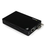 StarTech.com OAM Managed Gigabit Ethernet Fiber Media Converter - Multi Mode LC 550m - 802.3ah Compliant - Convert and extend a Gigabit Ethernet connection over Multimode LC fiber with remote management capabilities - Ethernet Fiber Optic Media Converter