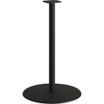 HON Between Tabletop Disc Base For 42in Tabletops, 40-3/4inH x 25-13/16inW x 25-13/16inD, Black