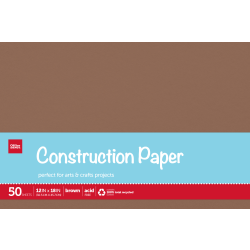 Office Depot Brand Construction Paper, 9in x 12in, 100% Recycled, Black, Pack Of 300 Sheets