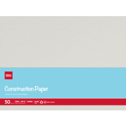 Office Depot Brand Construction Paper, 12in x 18in, 100% Recycled, Brown, Pack Of 50 Sheets