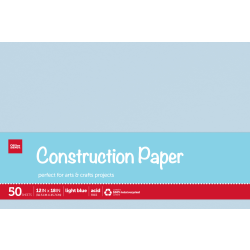 Office Depot Brand Construction Paper, 12in x 18in, 100% Recycled, Assorted Colors, Pack Of 50 Sheets