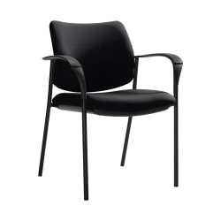 Global Sidero Armchair, 32inH x 25 1/2inW x 24inD, Vermilion/Black