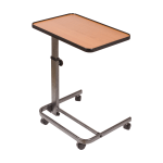 DMI Deluxe Tilt-Top Overbed Table, 38inH x 23inW x 15inD, Brown