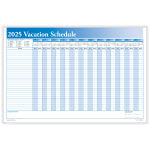 ComplyRight 2025 Calendar Planner, 36in x 24in, Full Vacation