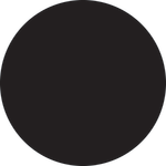 Removable Round Color Inventory Labels, DL612F, 1 1/2in Diameter, Black, Pack Of 500