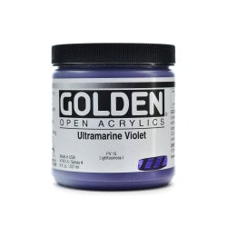 Golden OPEN Acrylic Paint, 8 Oz Jar, Transparent Yellow Iron Oxide