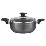 Brentwood 2-Quart Aluminum Non-Stick Dutch Oven, Gray