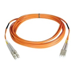 Eaton Tripp Lite Series Duplex Multimode 62.5/125 Fiber Patch Cable (LC/LC), 0.3M (1 ft.) - Patch cable - LC multi-mode (M) to LC multi-mode (M) - 0.3 m - fiber optic - duplex - 62.5 / 125 micron - orange