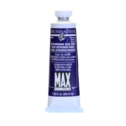 Grumbacher Max Water Miscible Oil Colors, 1.25 Oz, Thalo Blue, Pack Of 2