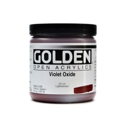 Golden OPEN Acrylic Paint, 8 Oz Jar, Van Dyke Brown Hue