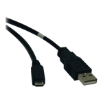 Eaton Tripp Lite Series USB 2.0 A to Micro-B Cable (M/M), 6 ft. (1.83 m) - USB cable - USB (M) to Micro-USB Type B (M) - USB 2.0 - 6 ft - black