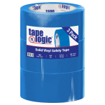 BOX Packaging Solid Vinyl Safety Tape, 3in Core, 2in x 36 Yd., Blue, Case Of 3