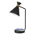 Adesso Maxine AdessoCharge Desk Lamp, 19inH, Black