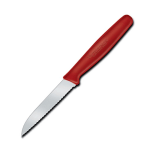 Victorinox Serrated Sheeps Foot Paring Knife, 3-1/4in, Red