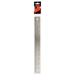 JAM Paper Stainless Steel Rulers, 12in, Silver, Pack Of 12 Rulers