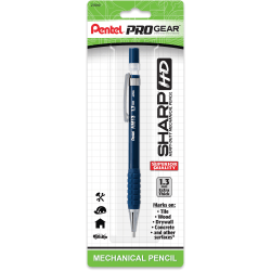 Pentel PROGear 1.3 mm Mechanical Pencil, 1.3 mm, Blue Barrel