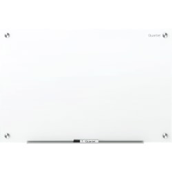 Quartet Magnetic Unframed Dry-Erase Whiteboard, 36in x 24in, Brilliance White