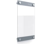 Quartet Infinity Customizable Unframed Dry-Erase Whiteboard, 11in x 17in, Clear/White